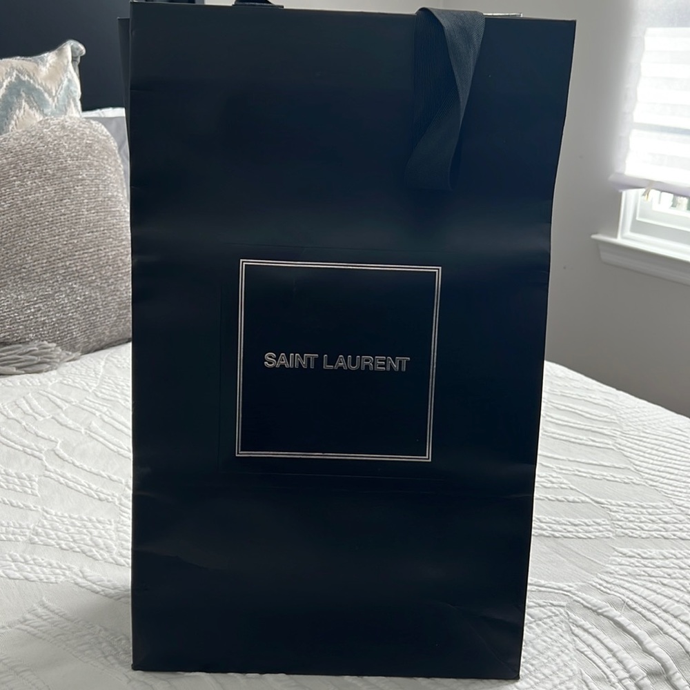 saint Laurent shopping bag